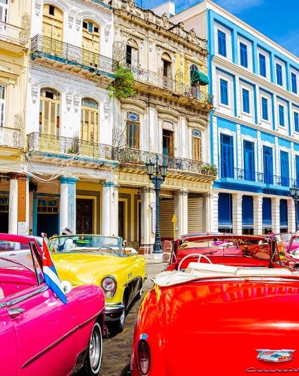 Escena callejera de La Habana